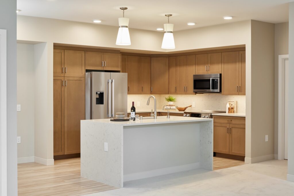 Sample of a Courtyard apartment and some of the finishes.