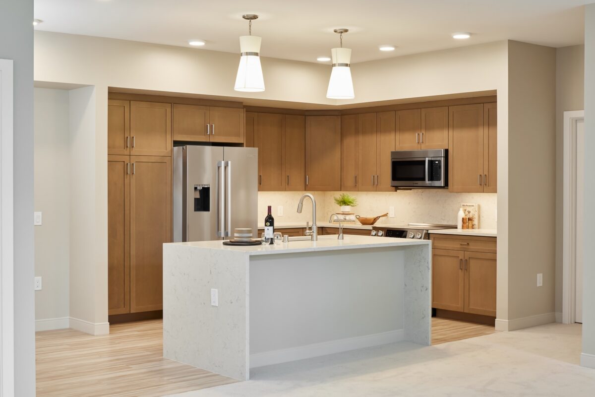 Sample of a Courtyard apartment and some of the finishes.